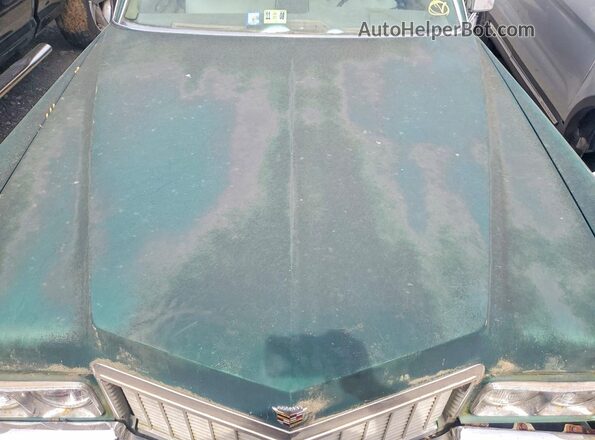 J0294148 1970 CADILLAC DEVILLE Green Widok wnętrza z tyłu