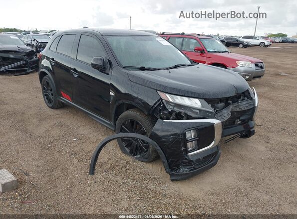 JA4AP3AUXLU024686 2020 MITSUBISHI OUTLANDER SPORT Черный Передняя правая четверть