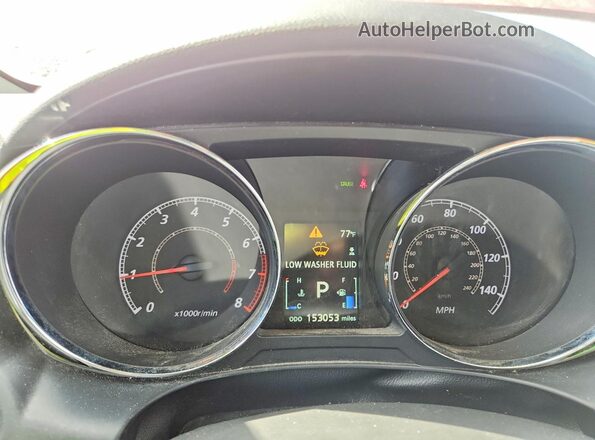 JA4AP3AW2HZ019218 2017 MITSUBISHI OUTLANDER Красный Вид щитка приборов