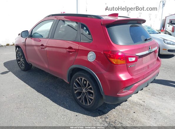 JA4AP4AW2KU006754 2019 MITSUBISHI OUTLANDER SPORT Красный Задняя левая четверть