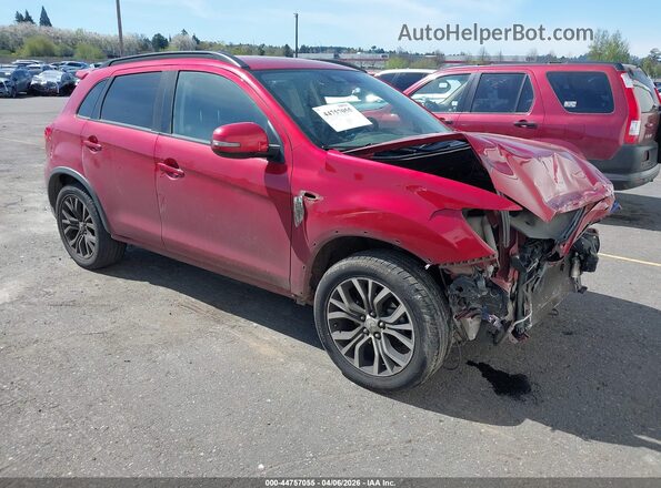 JA4AP4AW2KU006754 2019 MITSUBISHI OUTLANDER SPORT Красный Передняя правая четверть