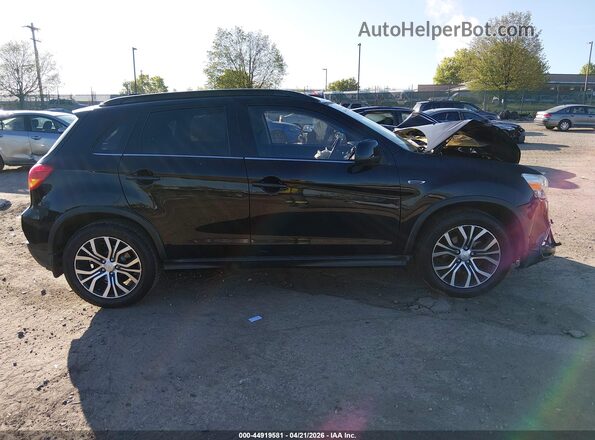 JA4AP4AW4JU019388 2018 MITSUBISHI OUTLANDER SPORT Black Սալոնի հետևի տեսք