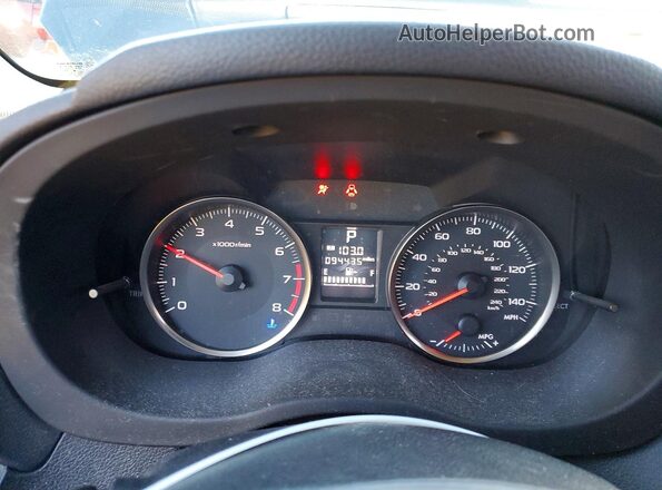 JF1GPAA68G8270551 2016 SUBARU IMPREZA Gray Vista del cuadro de instrumentos