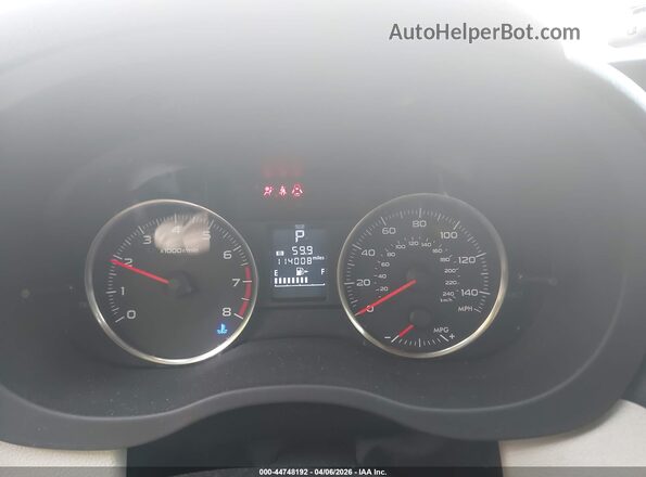JF1GPAP63G8286213 2016 SUBARU IMPREZA Белый Вид задних сидений