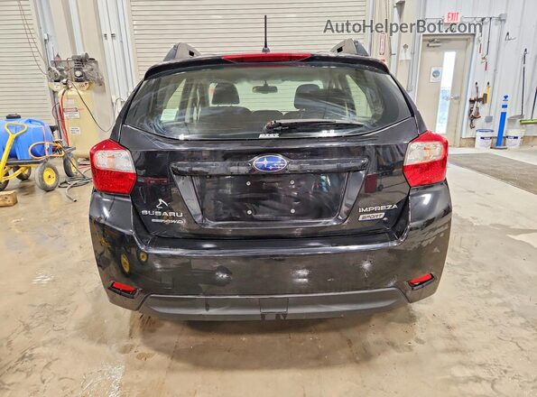 JF1GPAP66GH286092 2016 SUBARU IMPREZA Черный Вид сзади
