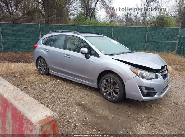 JF1GPAP67G8275019 2016 SUBARU IMPREZA Silver Delantero derecho