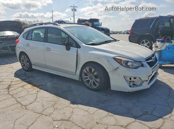 JF1GPAP69G8321496 2016 SUBARU IMPREZA White Przód prawy