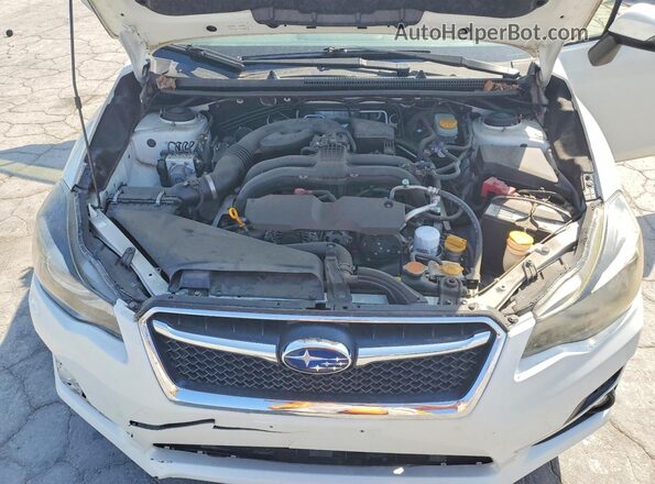 JF1GPAP69G8321496 2016 SUBARU IMPREZA White Widok wnętrza z tyłu