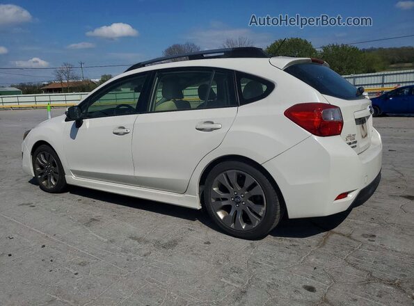 JF1GPAP69G8321496 2016 SUBARU IMPREZA White Tył lewy