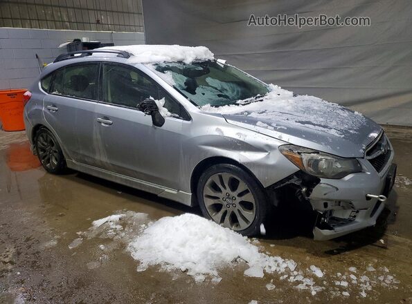 JF1GPAS63G8214130 2016 SUBARU IMPREZA Серебряный Передняя правая четверть