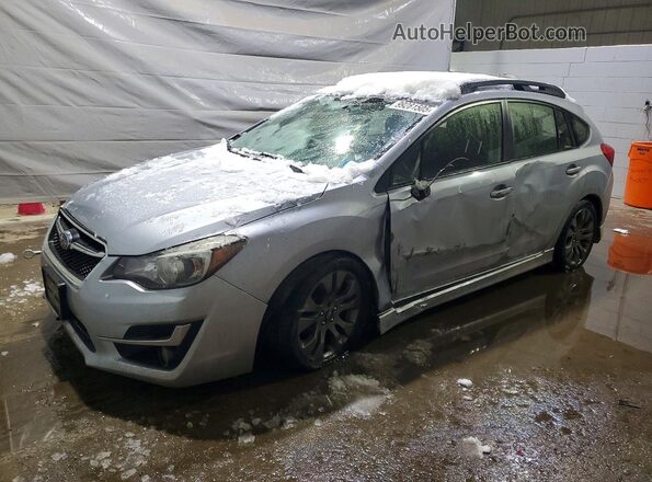 JF1GPAS63G8214130 2016 SUBARU IMPREZA Серебряный Передняя левая четверть