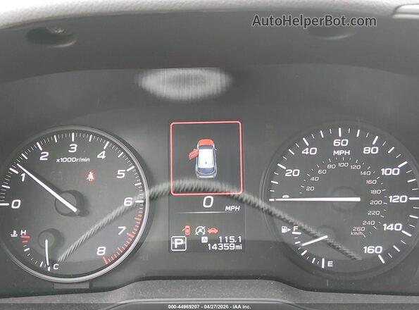 JF1GUABC0R8379487 2024 SUBARU IMPREZA Белый Вид задних сидений