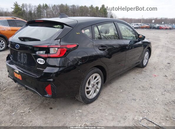 JF1GUABC3R8395389 2024 SUBARU IMPREZA Black Задня права чверть