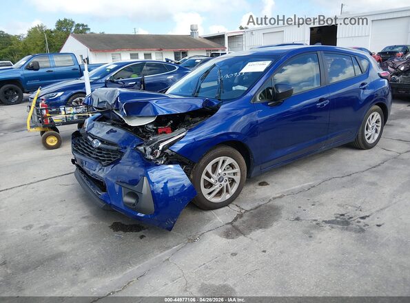 JF1GUABC4S8290933 2025 SUBARU IMPREZA Blue Przód lewy