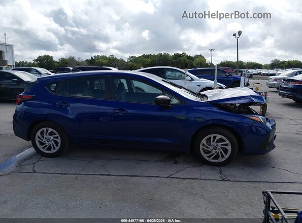 JF1GUABC4S8290933 2025 SUBARU IMPREZA Blue Widok wnętrza 360 stopni