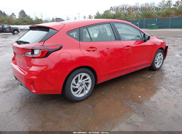 JF1GUABC4S8323039 2025 SUBARU IMPREZA Красный Задняя правая четверть