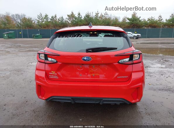 JF1GUABC4S8323039 2025 SUBARU IMPREZA Красный 