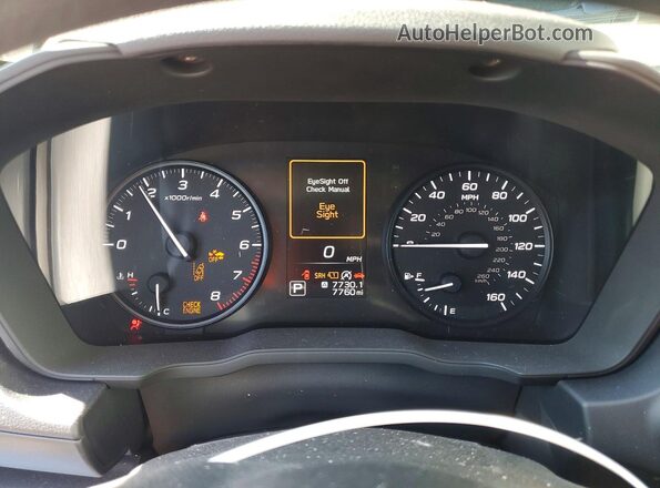 JF1GUABC6S8267377 2025 SUBARU IMPREZA Black Vista del cuadro de instrumentos