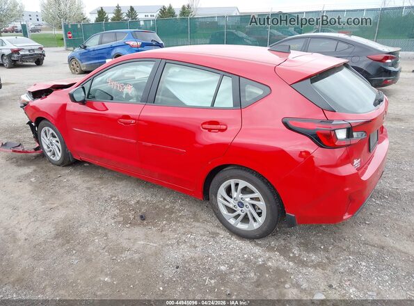 JF1GUABC8S8213403 2025 SUBARU IMPREZA Red Tył lewy