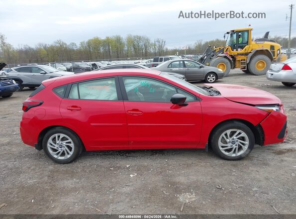 JF1GUABC8S8213403 2025 SUBARU IMPREZA Red Widok wnętrza z tyłu