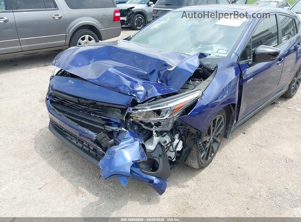 JF1GUHJC2R8301058 2024 SUBARU IMPREZA Синий Вид спереди