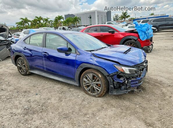 JF1VBAA60P9818526 2023 SUBARU WRX Синий Передняя правая четверть