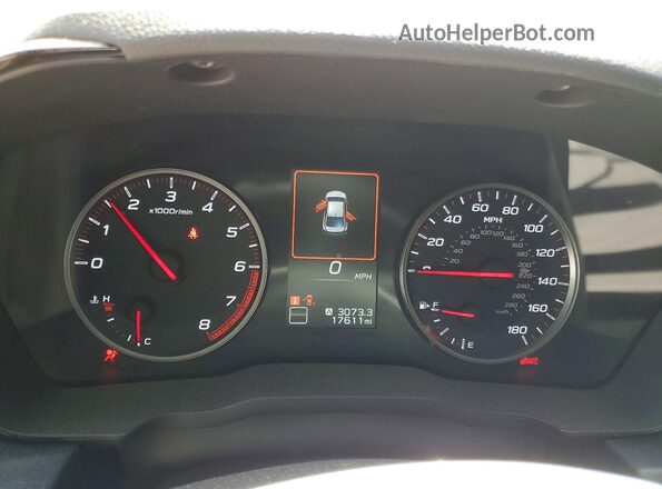 JF1VBAA66P9821446 2023 SUBARU WRX Оранжевый Вид щитка приборов