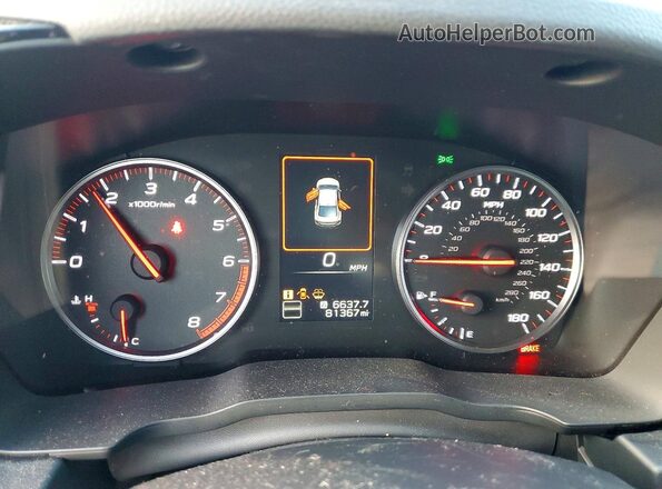 JF1VBAA67N9028475 2022 SUBARU WRX Синий Вид щитка приборов