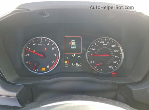 JF1VBAF68P9809095 2023 SUBARU WRX Blue Սարքավորումների վահանակի տեսք