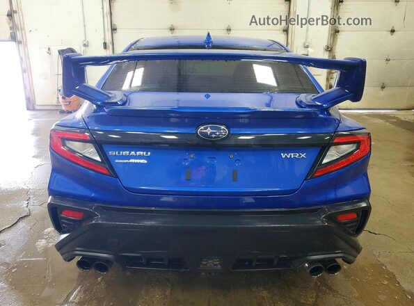 JF1VBAL63P9806254 2023 SUBARU WRX Blue Rear view