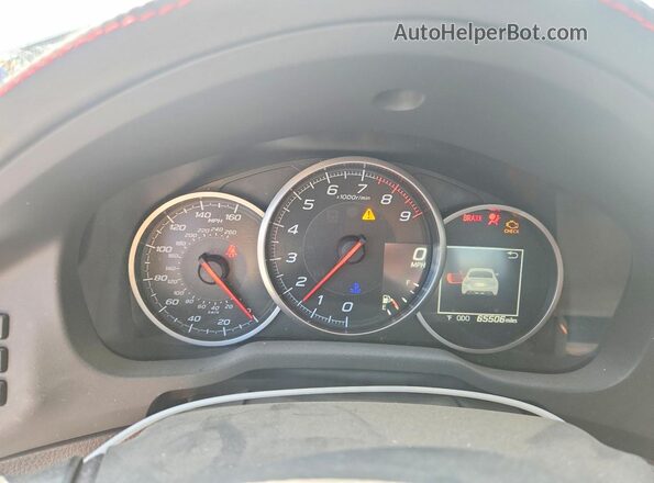 JF1ZCAC11L9703346 2020 SUBARU BRZ Silver ხელსაწყოთა პანელის ხედი