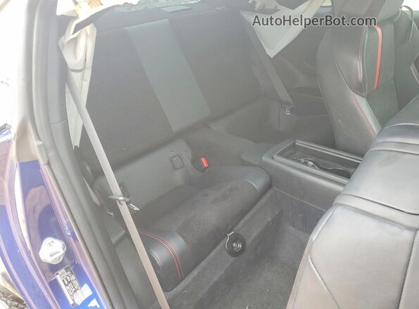JF1ZDBE13P9703841 2023 SUBARU BRZ Blue Widok tylnych siedzeń