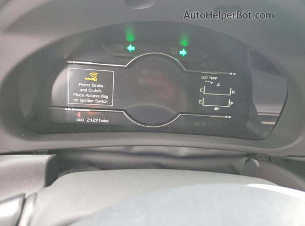 JF1ZDBE13P9703841 2023 SUBARU BRZ Blue Widok zestawu wskaźników