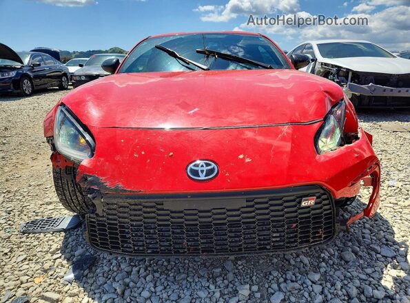 JF1ZNBE11N9755446 2022 TOYOTA GR Red Widok z przodu
