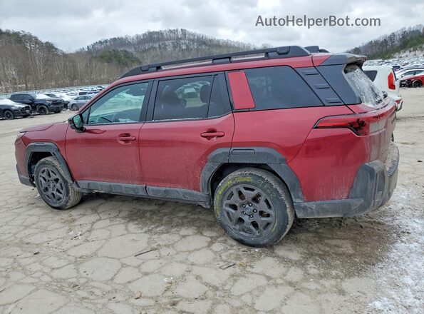 JF2BUPAD2TY456693 2026 SUBARU OUTBACK Red უკანა მარცხენა