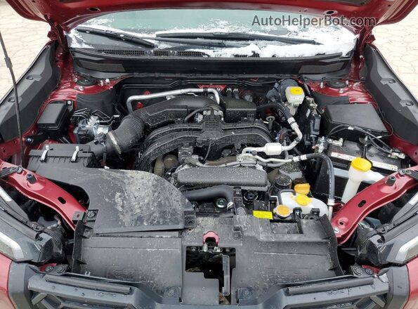 JF2BUPAD2TY456693 2026 SUBARU OUTBACK Red ძრავის განყოფილების ხედი