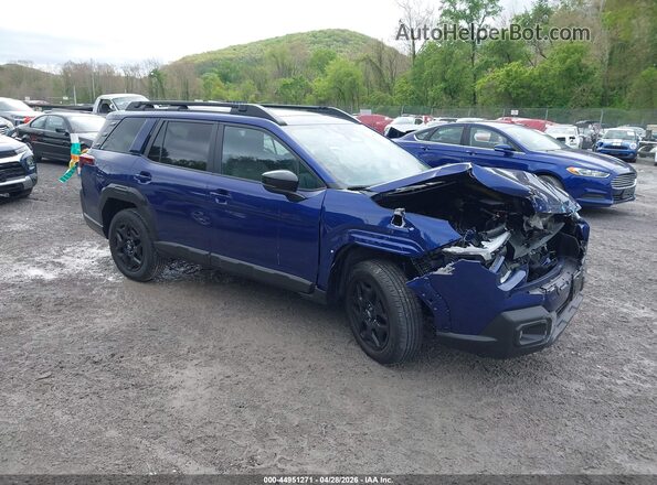 JF2BUPDD0TY473617 2026 SUBARU OUTBACK Синий Передняя правая четверть