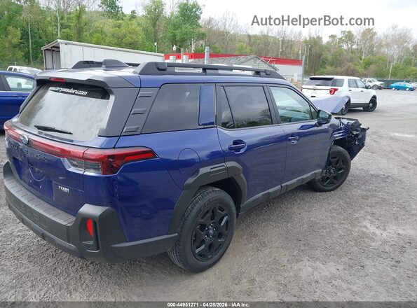 JF2BUPDD0TY473617 2026 SUBARU OUTBACK Синий Задняя правая четверть