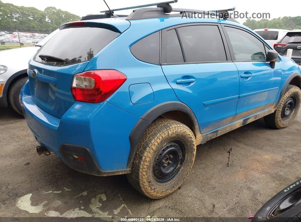 JF2GPAAC4GG244858 2016 SUBARU CROSSTREK Синий Задняя правая четверть