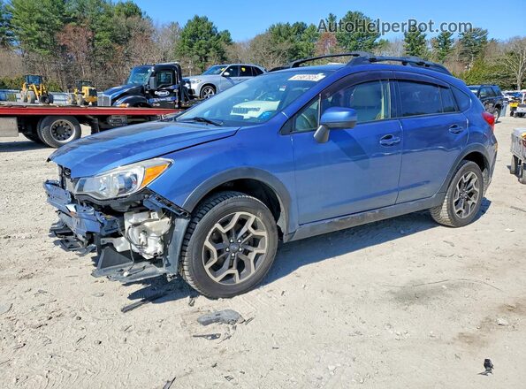 JF2GPABC5HH216836 2017 SUBARU CROSSTREK Синий Передняя левая четверть