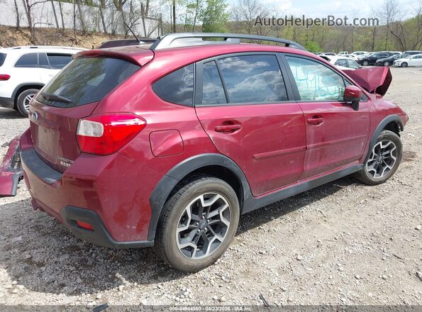 JF2GPABC9G8220127 2016 SUBARU CROSSTREK Maroon Trasero derecho