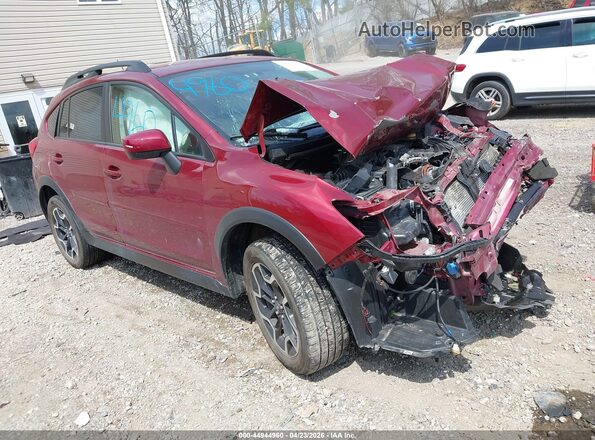 JF2GPABC9G8220127 2016 SUBARU CROSSTREK Maroon Delantero derecho