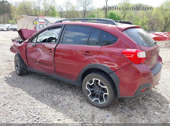 JF2GPABC9G8220127 2016 SUBARU CROSSTREK Maroon Trasero izquierdo
