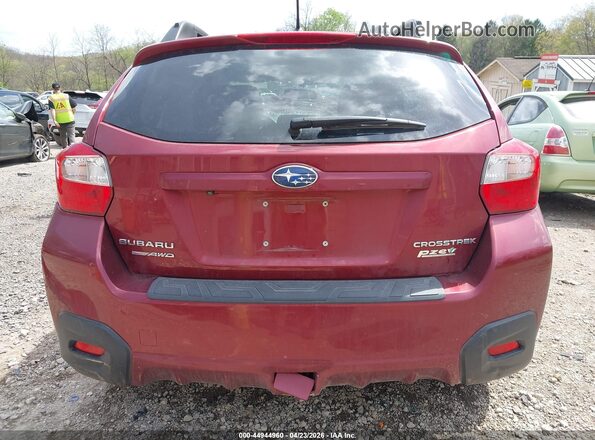 JF2GPABC9G8220127 2016 SUBARU CROSSTREK Maroon 