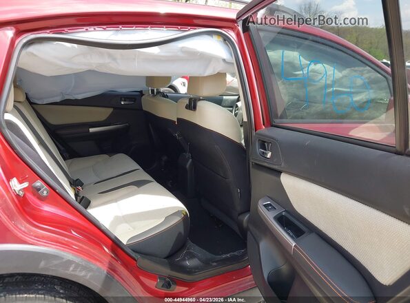 JF2GPABC9G8220127 2016 SUBARU CROSSTREK Maroon Vista de la etiqueta del VIN