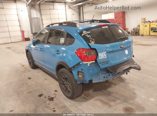 JF2GPABCXG8258367 2016 SUBARU CROSSTREK Blue Задня ліва чверть