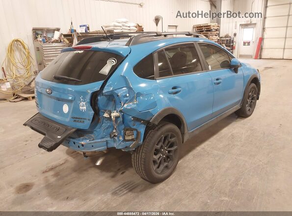 JF2GPABCXG8258367 2016 SUBARU CROSSTREK Blue Задня права чверть