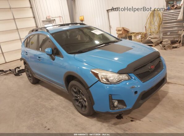 JF2GPABCXG8258367 2016 SUBARU CROSSTREK Blue Передня права чверть
