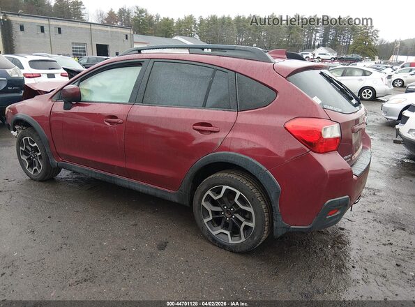 JF2GPADC4G8201532 2016 SUBARU CROSSTREK Red Հետևի ձախ