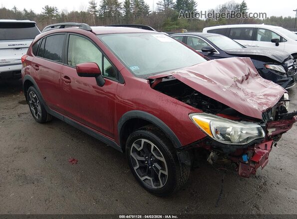 JF2GPADC4G8201532 2016 SUBARU CROSSTREK Red Առջևի աջ
